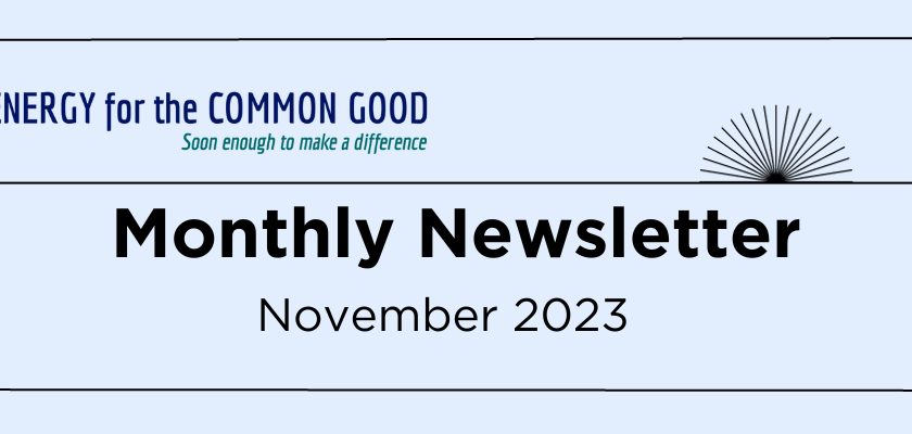 E4CG November Newsletter